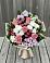 Букет цветов из: Альстромерии, Гвоздики, Розы и Хризантемы в Заозерном