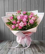 Букет Розовый кустик #REPLACE_PRED# Заозерном