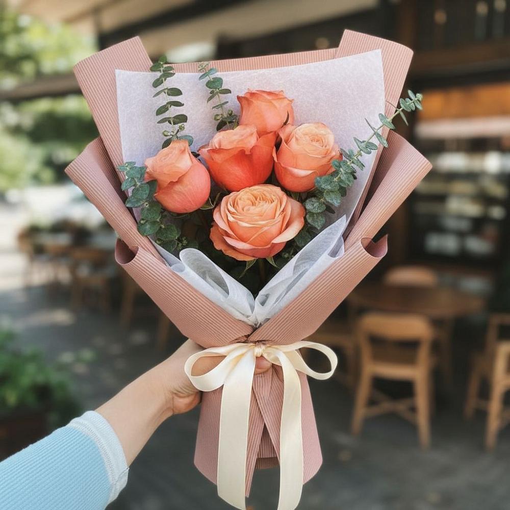 Букет цветов из: Розы в Заозерном