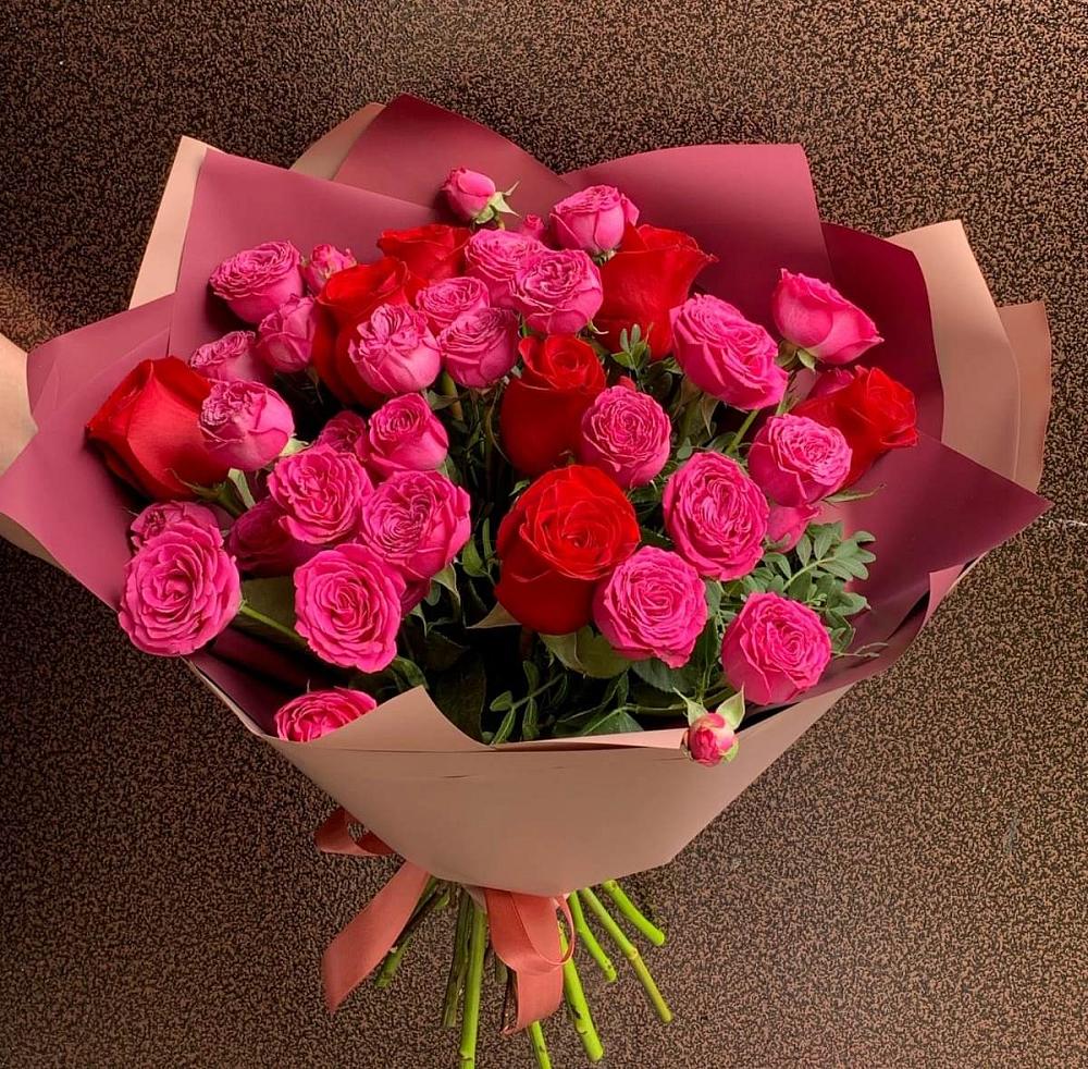 Букет В объятьях нежности в Заозерном