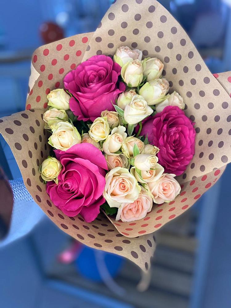 Букет цветов из: Розы в Заозерном