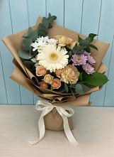 Букет цветов из:  Герберы и Хризантемы #REPLACE_PRED# Заозерном