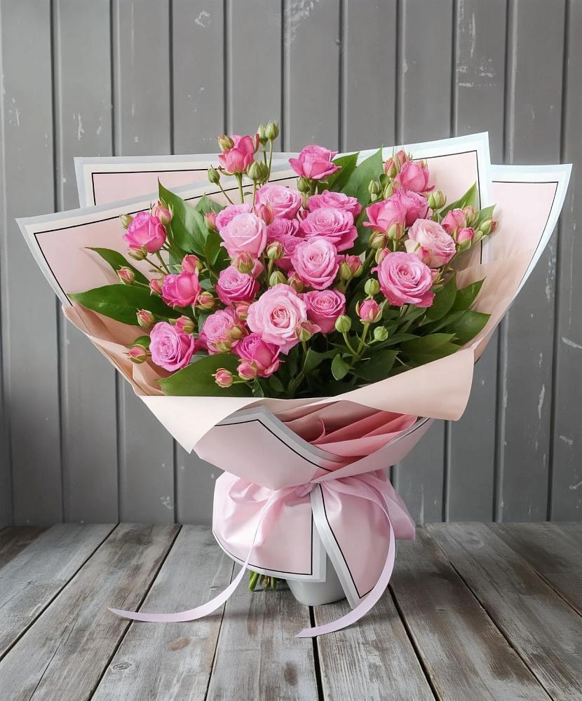 Букет Розовый кустик в Заозерном