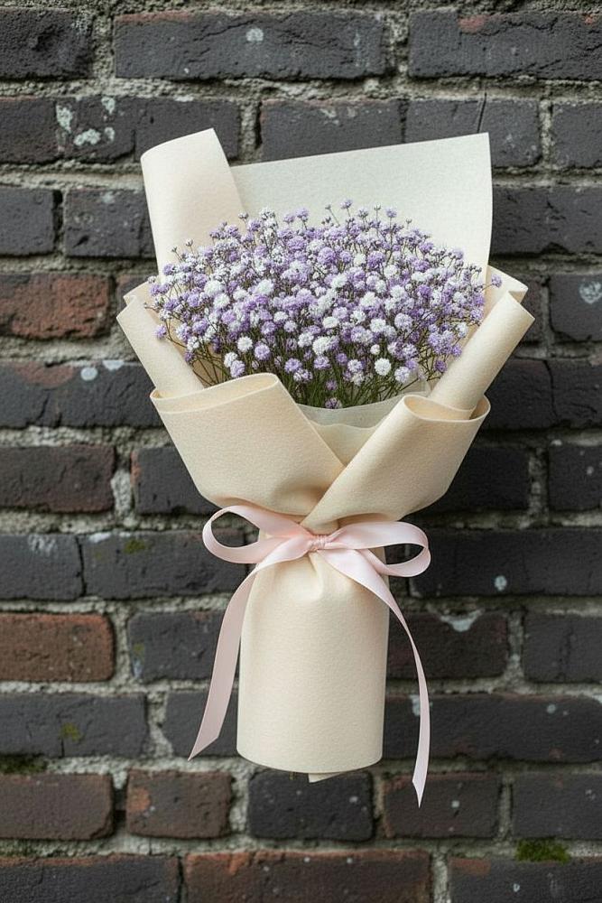 Букет цветов из: Гипсофила в Заозерном