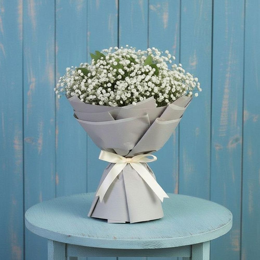 Букет цветов из: Гипсофила в Заозерном