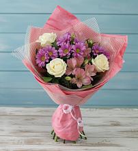 Букет цветов из:  Герберы в Заозерном