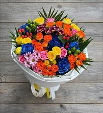 Букет цветов из:  Розы и Хризантемы #REPLACE_PRED# Заозерном