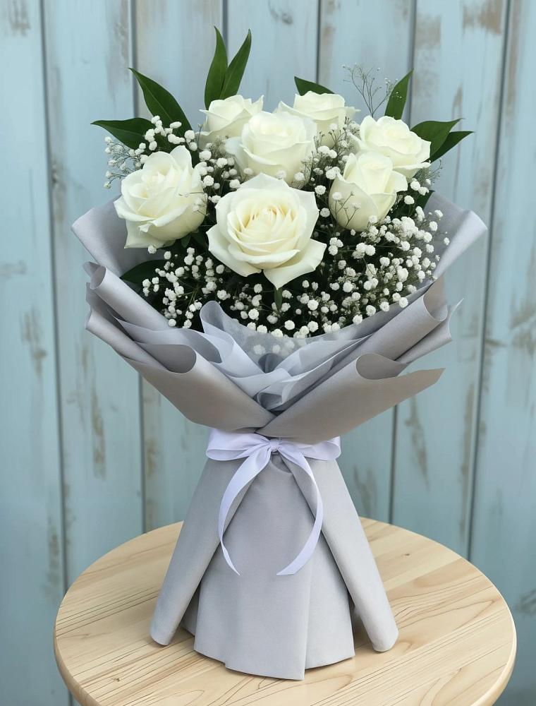 Букет цветов из: Розы в Заозерном