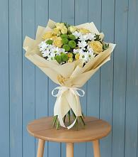 Букет цветов из:  Хризантемы и Розы #REPLACE_PRED# Заозерном