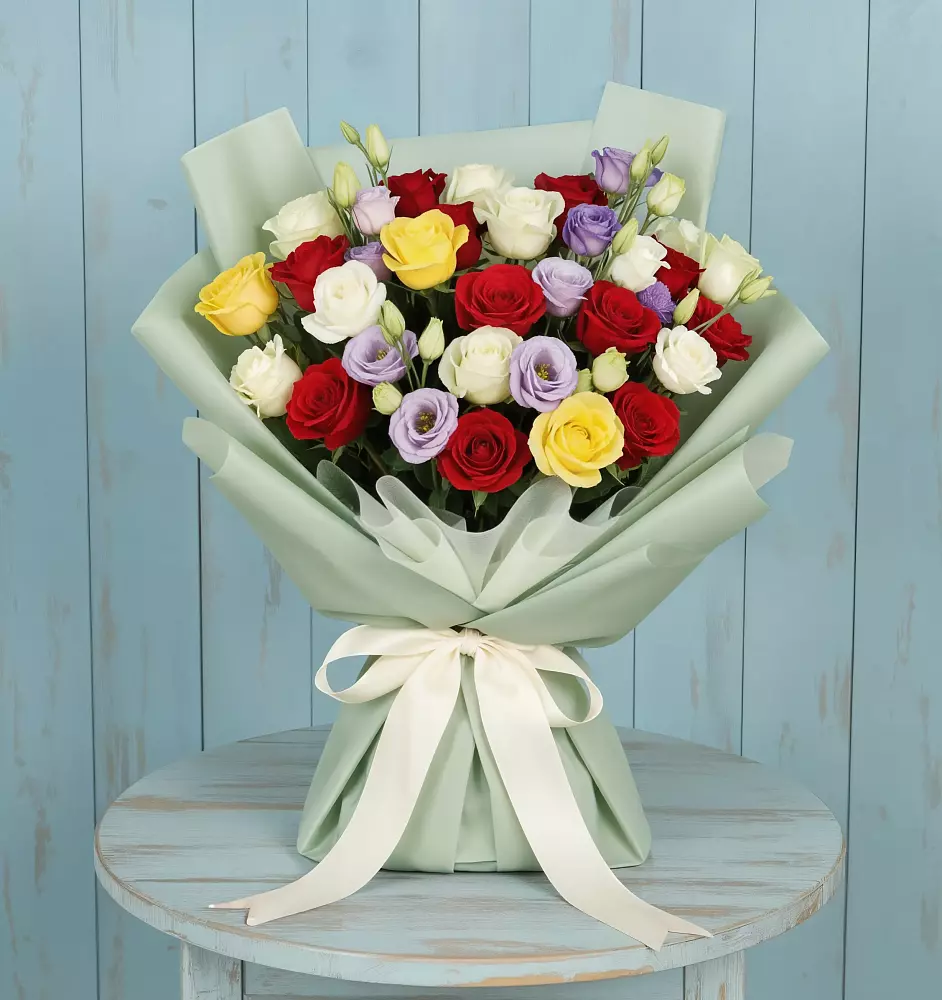 Букет цветов из: Розы в Заозерном