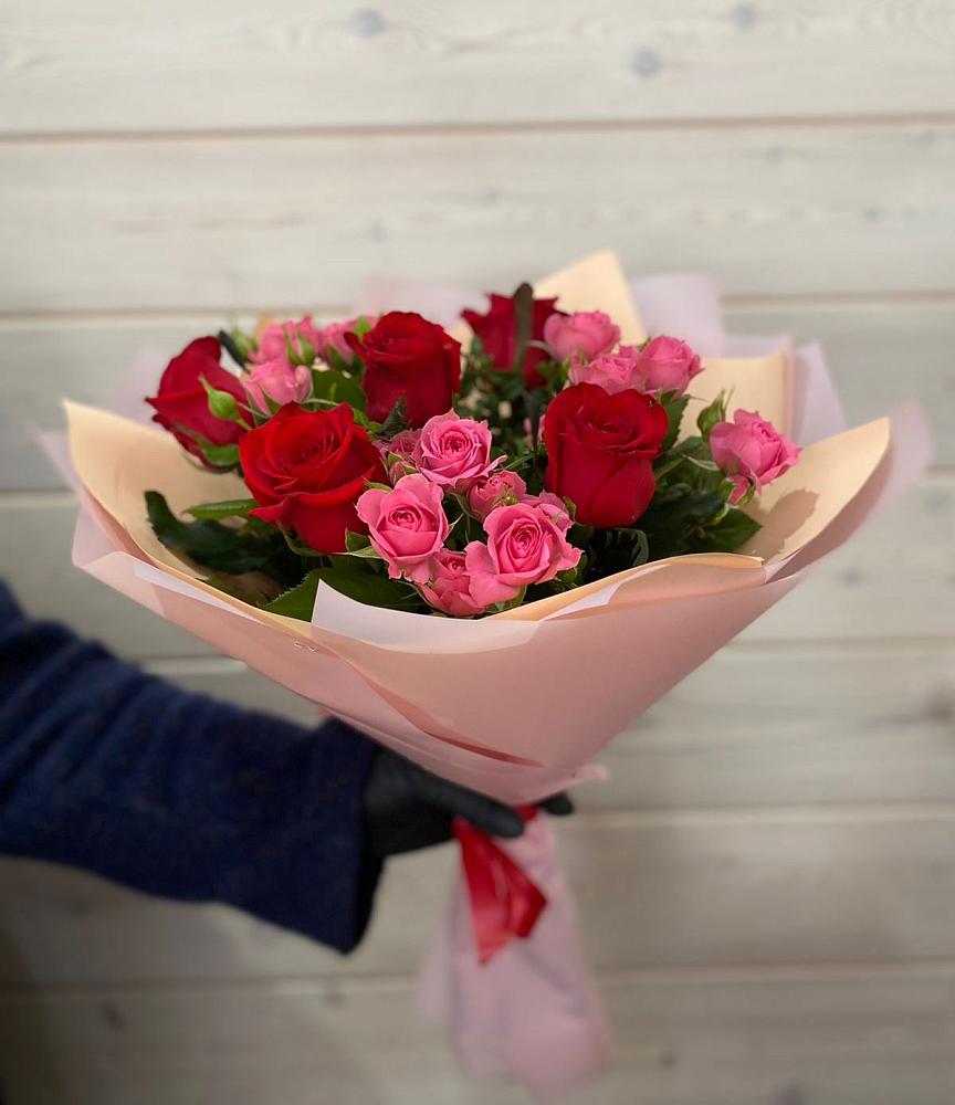 Букет цветов из: Розы в Заозерном