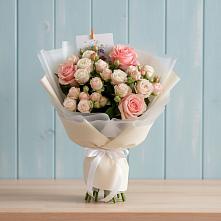 Букет цветов из:  Розы в Заозерном